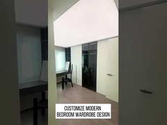 現代的な寝室の衣装デザインをカスタマイズ