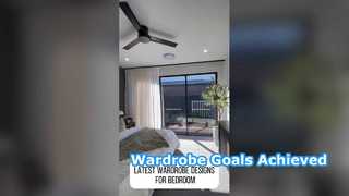 最新のワードローブデザイン